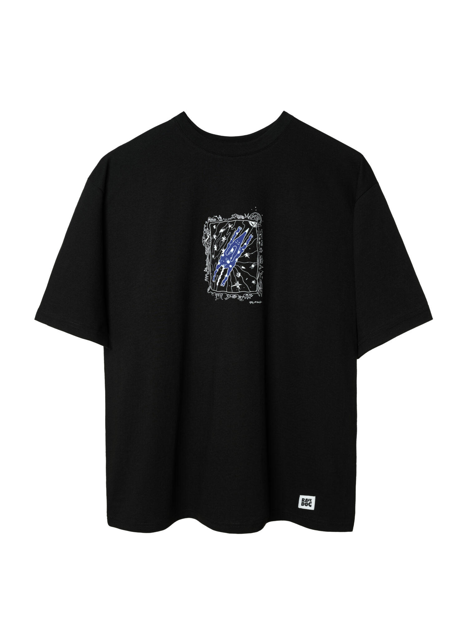 TRIP DOG BLACK – FRONT TEE