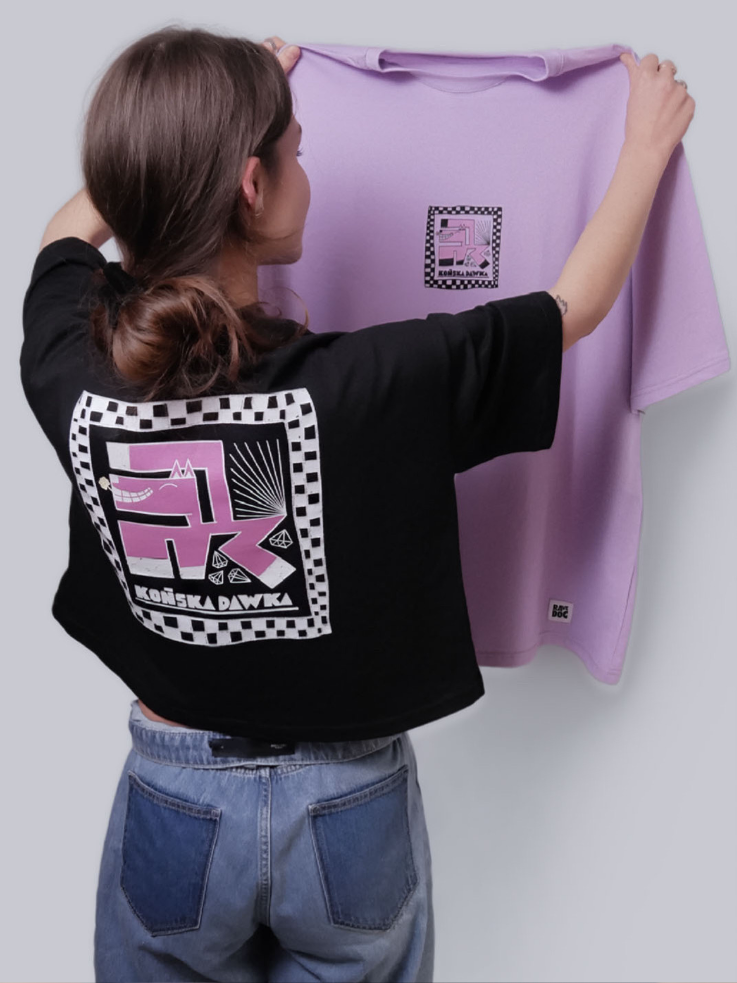 KOŃSKA DAWKA BOXY BLACK  – BACK TEE