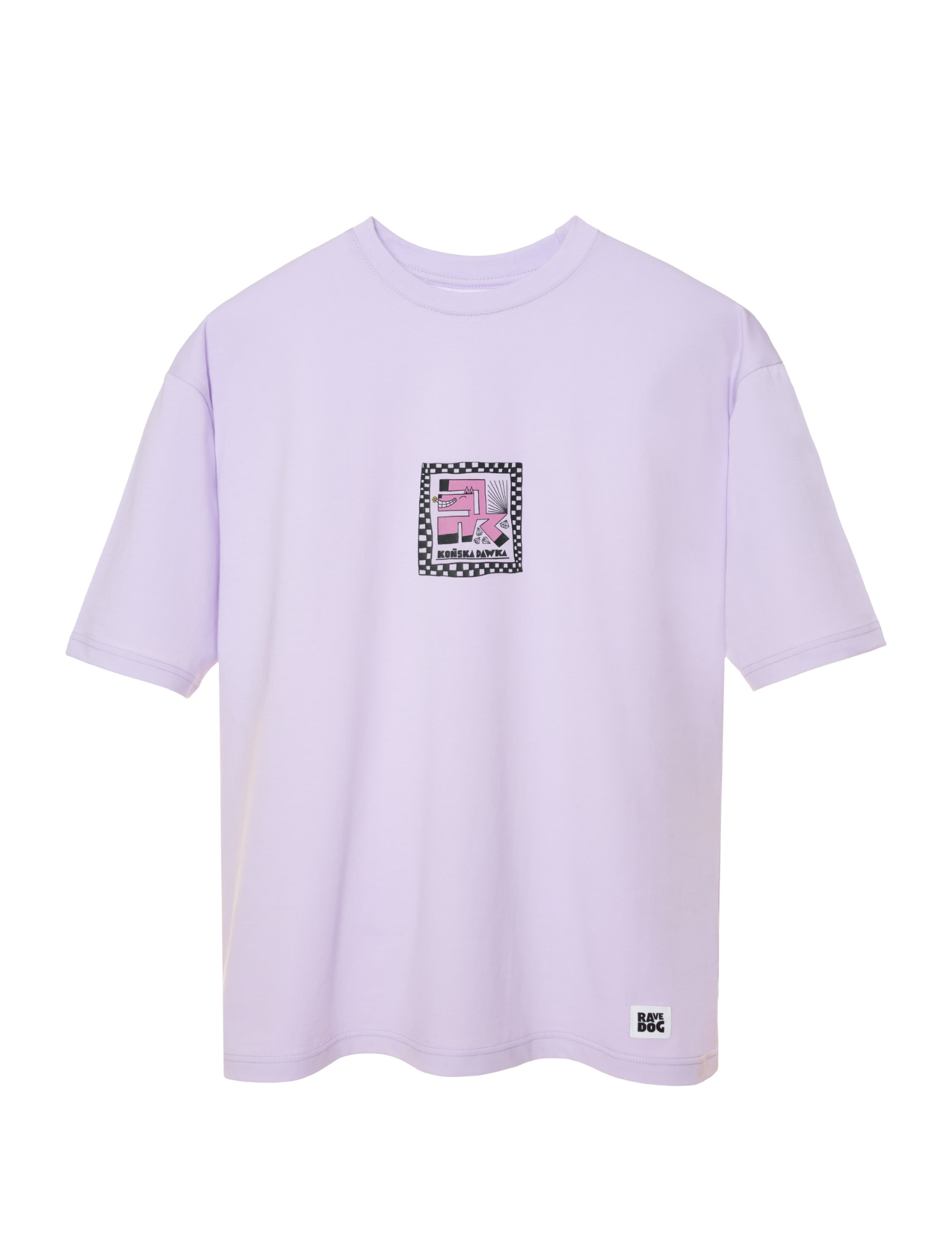 KOŃSKA DAWKA LIGHT PURPLE – FRONT TEE